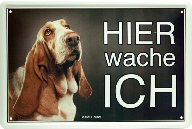 Sammeln &amp; Seltenes Größer 15 x 30 cm Killer Hund Funny Dog Blechschild