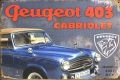 Rusty Blechschild - PEUGEOT 403 CABRIOLET