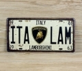 License Plates Nummernschild - LAMBORGHINI