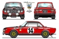 Blechschild - LANCIA FULVIA 1.6. HF MC