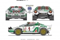 Blechschild - LANCIA STATOS RALLYE 1977